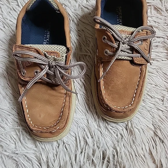 Kids Toddler Sperry Top Sider Boat Shoes Lanyard A/C Boys Shoes 11 M Classic - Picture 6 of 12